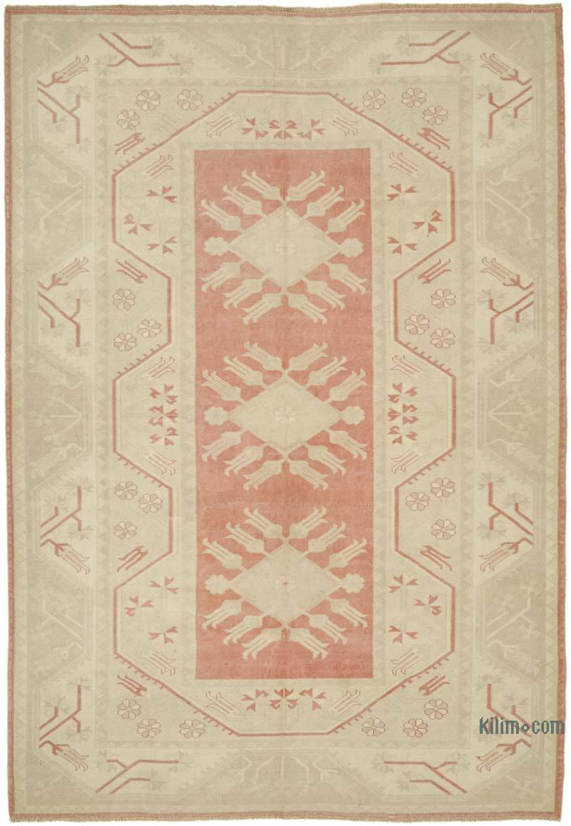 El Dokuma Vintage Halı - 198 cm x 284 cm - K0078637