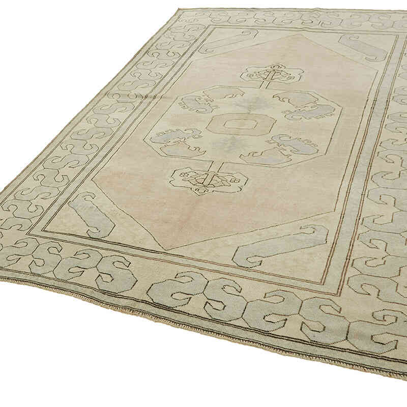 El Dokuma Vintage Halı - 191 cm x 266 cm - K0078641