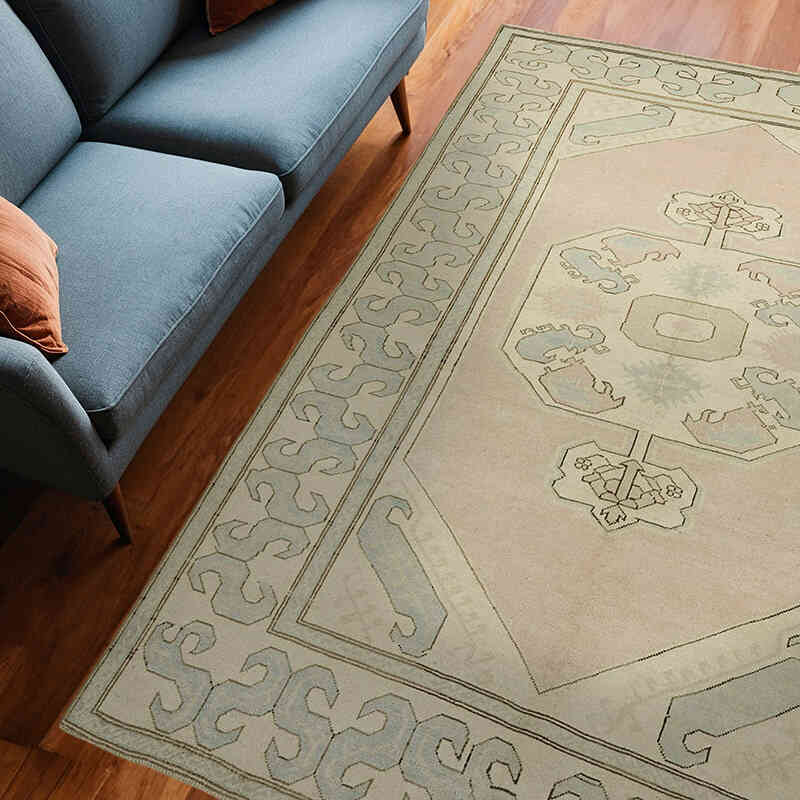 El Dokuma Vintage Halı - 191 cm x 266 cm - K0078641