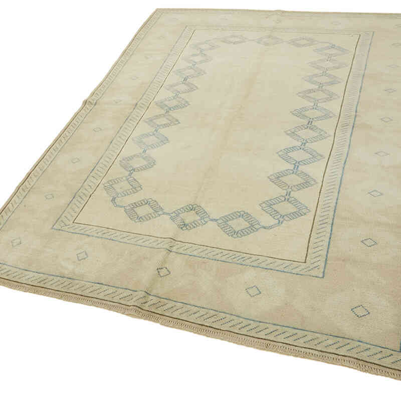 Alfombra Vintage Turca Anudada a Mano - 185 cm x 248 cm - K0078643