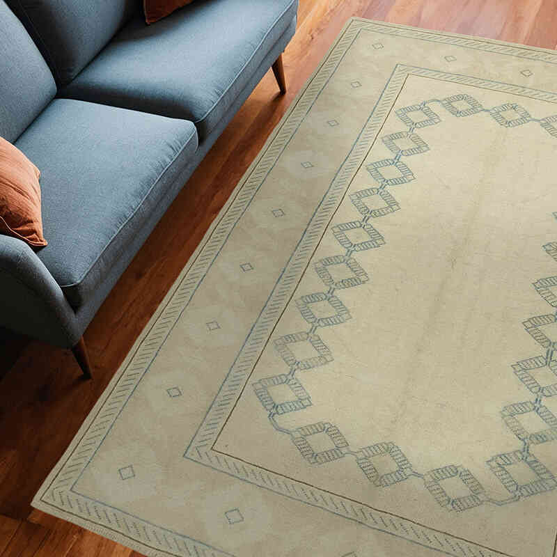 Alfombra Vintage Turca Anudada a Mano - 185 cm x 248 cm - K0078643