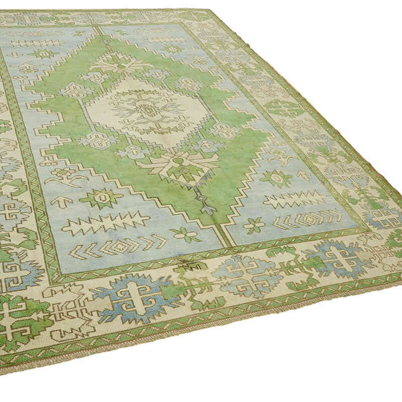 Vintage Turkish Hand-Knotted Rug - 7'  x 9' 9" (84" x 117") - K0078648