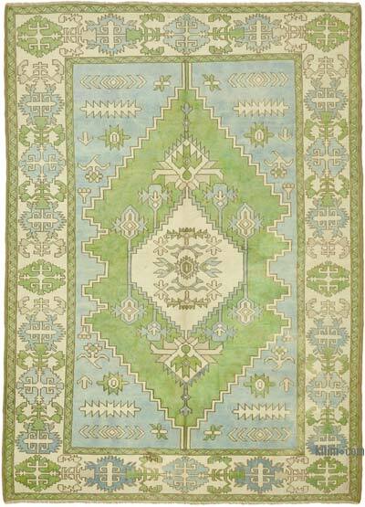 Alfombra Vintage Turca Anudada a Mano - 214 cm x 296 cm