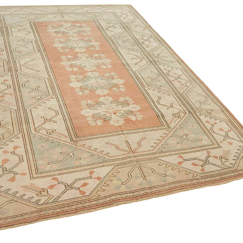 El Dokuma Vintage Halı - 198 cm x 295 cm - K0078650