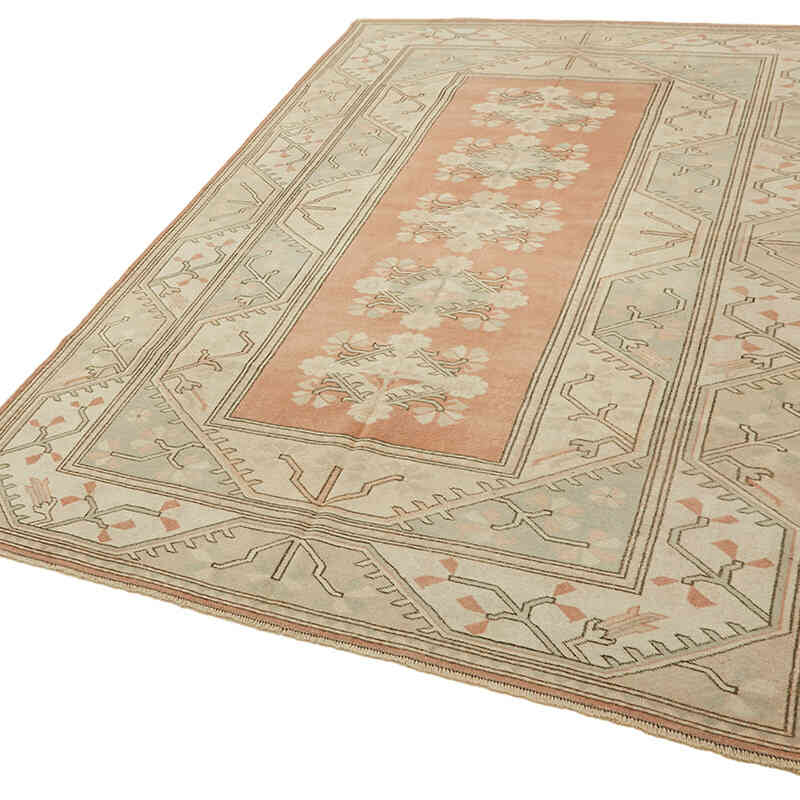 El Dokuma Vintage Halı - 198 cm x 295 cm - K0078650