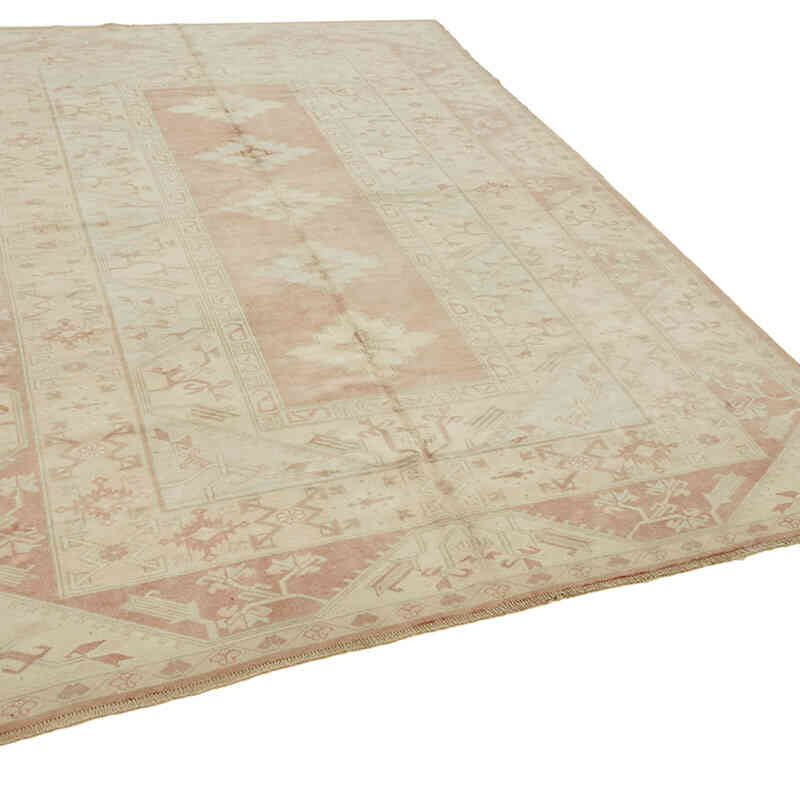 Alfombra Vintage Turca Anudada a Mano - 211 cm x 282 cm - K0078651