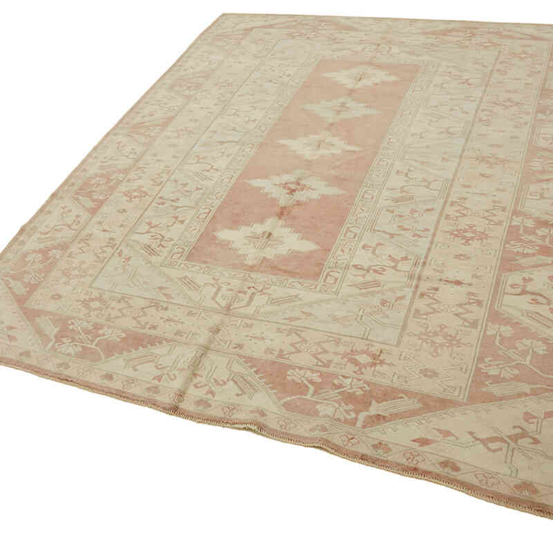 Alfombra Vintage Turca Anudada a Mano - 211 cm x 282 cm - K0078651