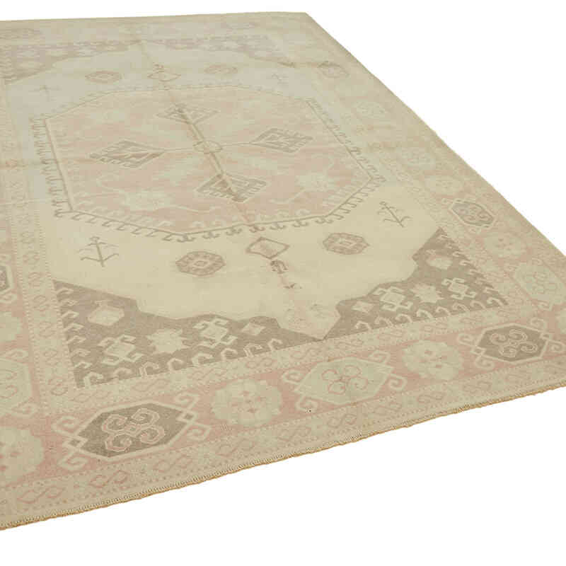 Alfombra Vintage Turca Anudada a Mano - 221 cm x 300 cm - K0078652