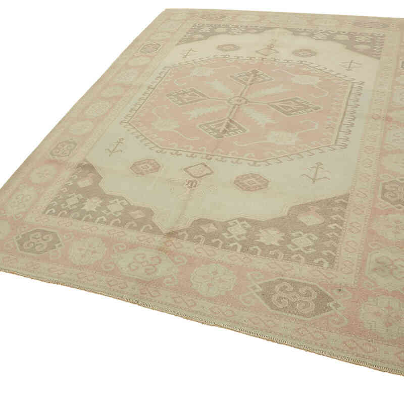 Alfombra Vintage Turca Anudada a Mano - 221 cm x 300 cm - K0078652