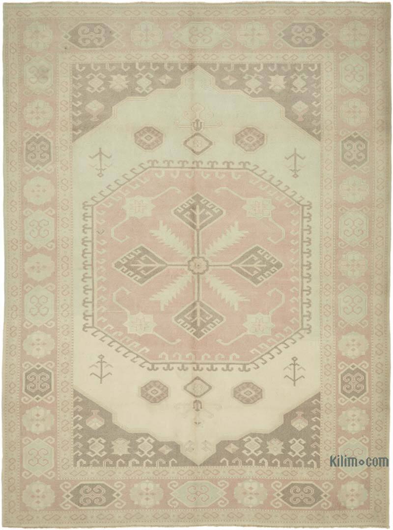 Alfombra Vintage Turca Anudada a Mano - 221 cm x 300 cm - K0078652