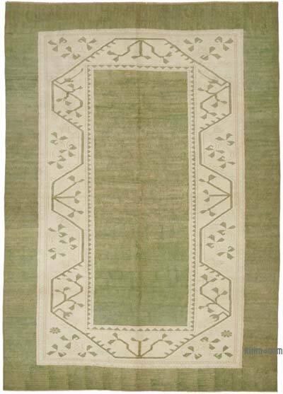 Vintage Turkish Hand-Knotted Rug - 7' 5" x 10' 8" (89" x 128")