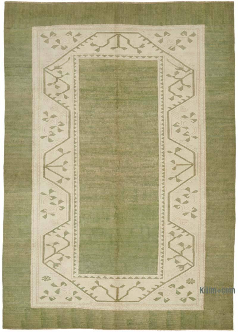 Vintage Turkish Hand-Knotted Rug - 7' 5" x 10' 8" (89" x 128") - K0078653