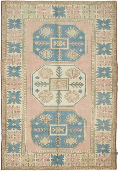 Vintage Turkish Hand-Knotted Rug - 6' 11" x 10'  (83" x 120")