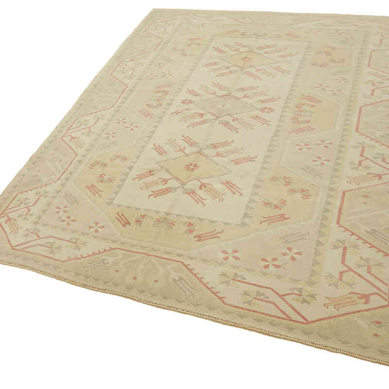 El Dokuma Vintage Halı - 196 cm x 270 cm - K0078655