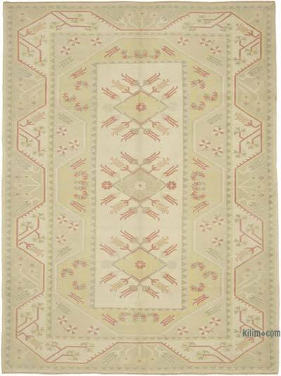 Vintage Turkish Hand-Knotted Rug - 6' 5" x 8' 10" (77" x 106")