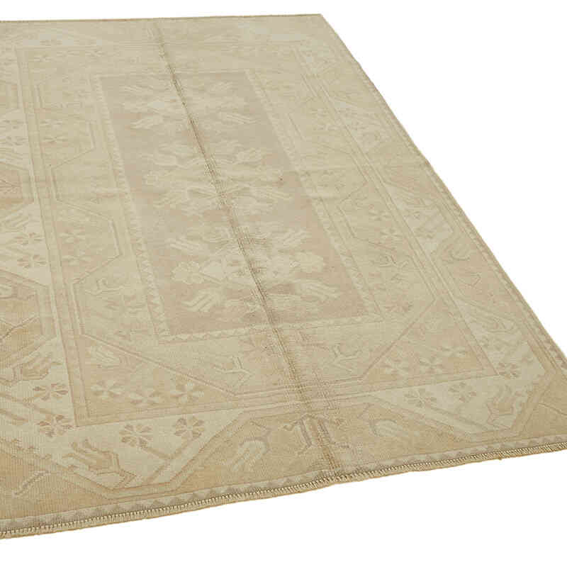 Vintage Turkish Hand-Knotted Rug - 5'  x 7' 1" (60" x 85") - K0078656