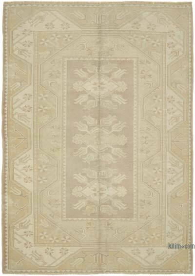Vintage Turkish Hand-Knotted Rug - 5'  x 7' 1" (60" x 85")