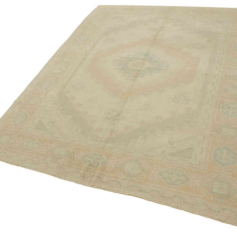 Alfombra Vintage Turca Anudada a Mano - 195 cm x 266 cm - K0078657
