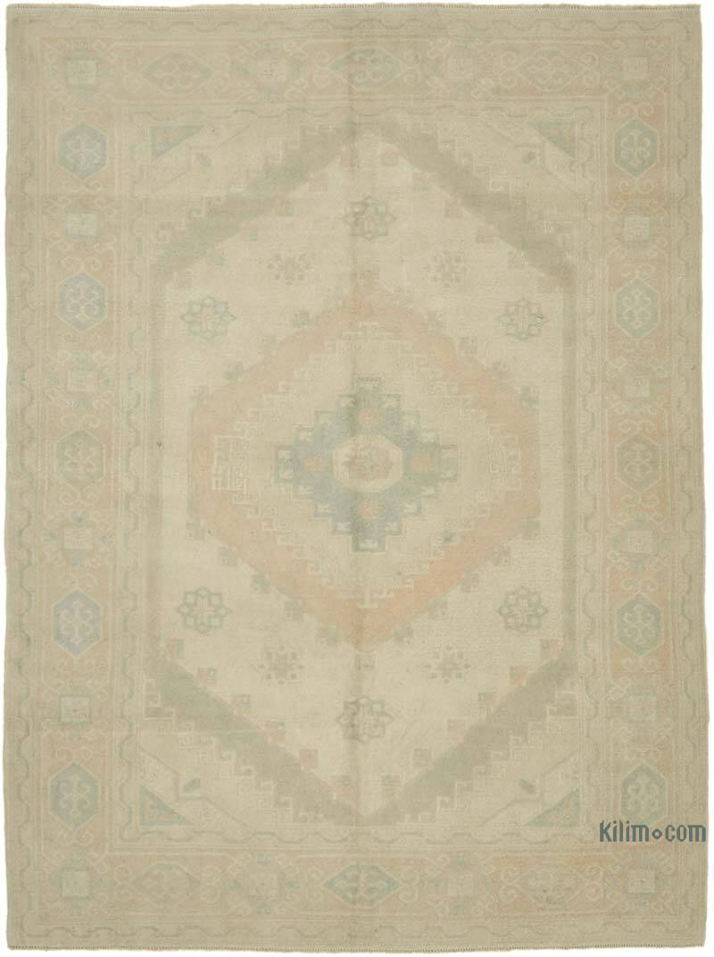 Alfombra Vintage Turca Anudada a Mano - 195 cm x 266 cm - K0078657