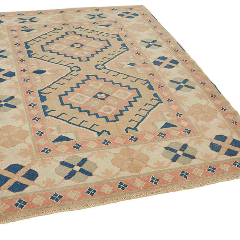 El Dokuma Vintage Halı - 196 cm x 250 cm - K0078660