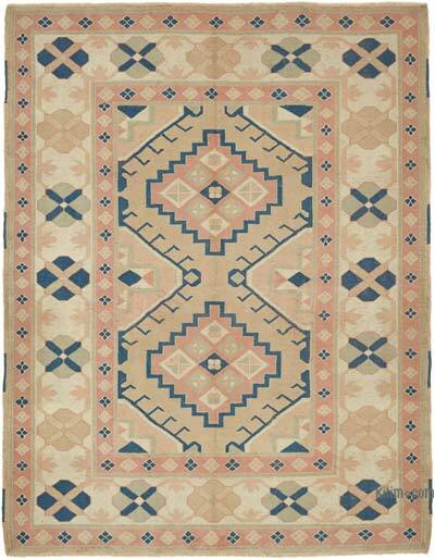 Vintage Turkish Hand-Knotted Rug - 6' 5" x 8' 2" (77" x 98")