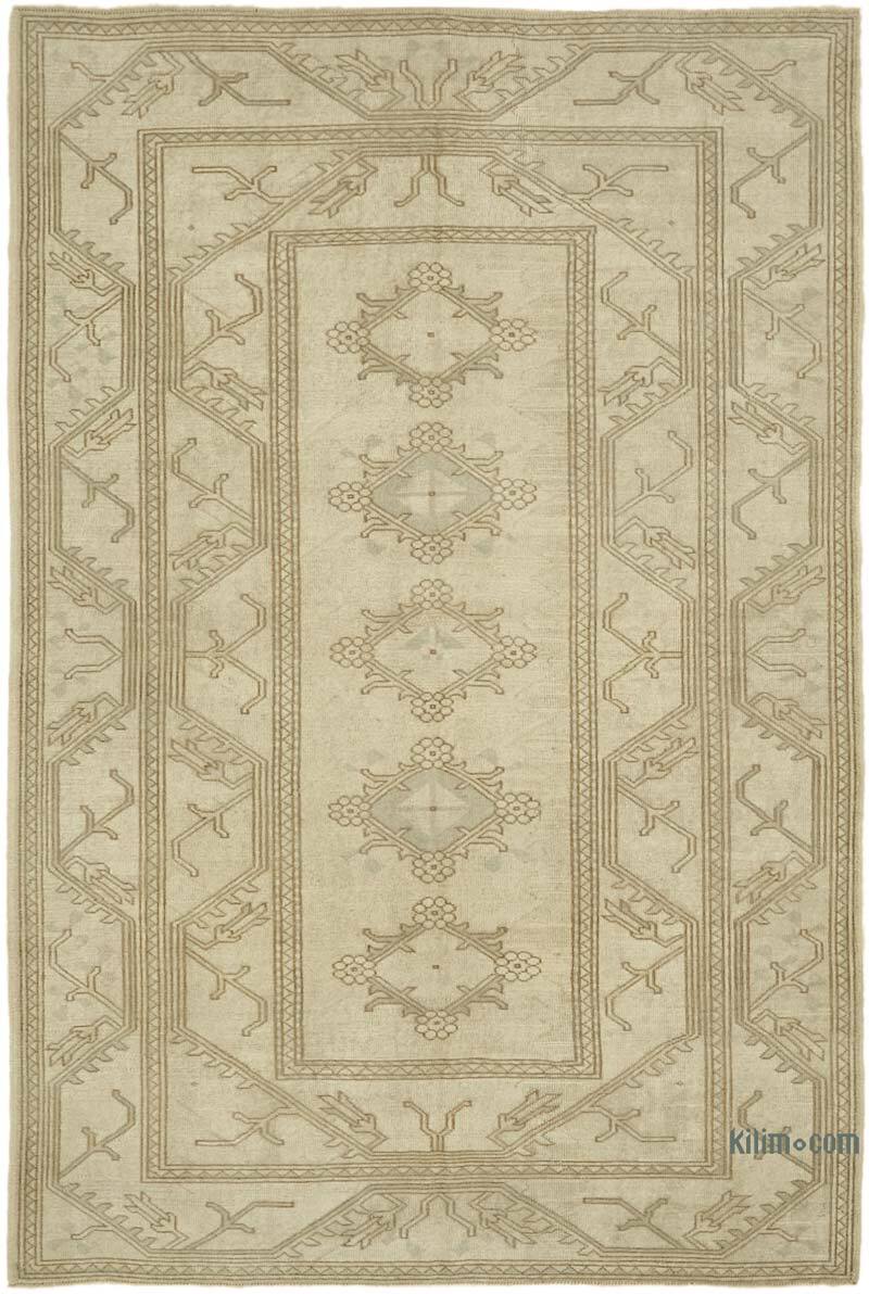 Vintage Turkish Hand-Knotted Rug - 5' 6" x 8' 2" (66" x 98") - K0078663