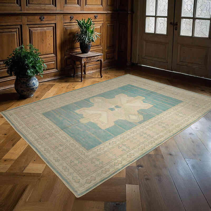 El Dokuma Vintage Halı - 173 cm x 237 cm - K0078664