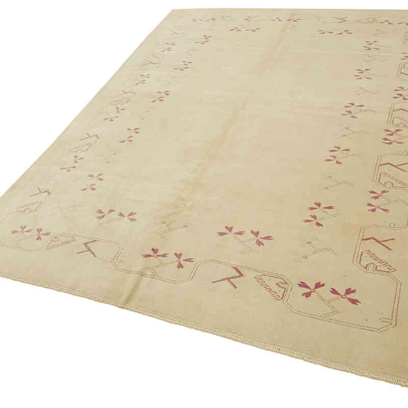 Vintage Turkish Hand-Knotted Rug - 6' 7" x 9' 1" (79" x 109") - K0078668