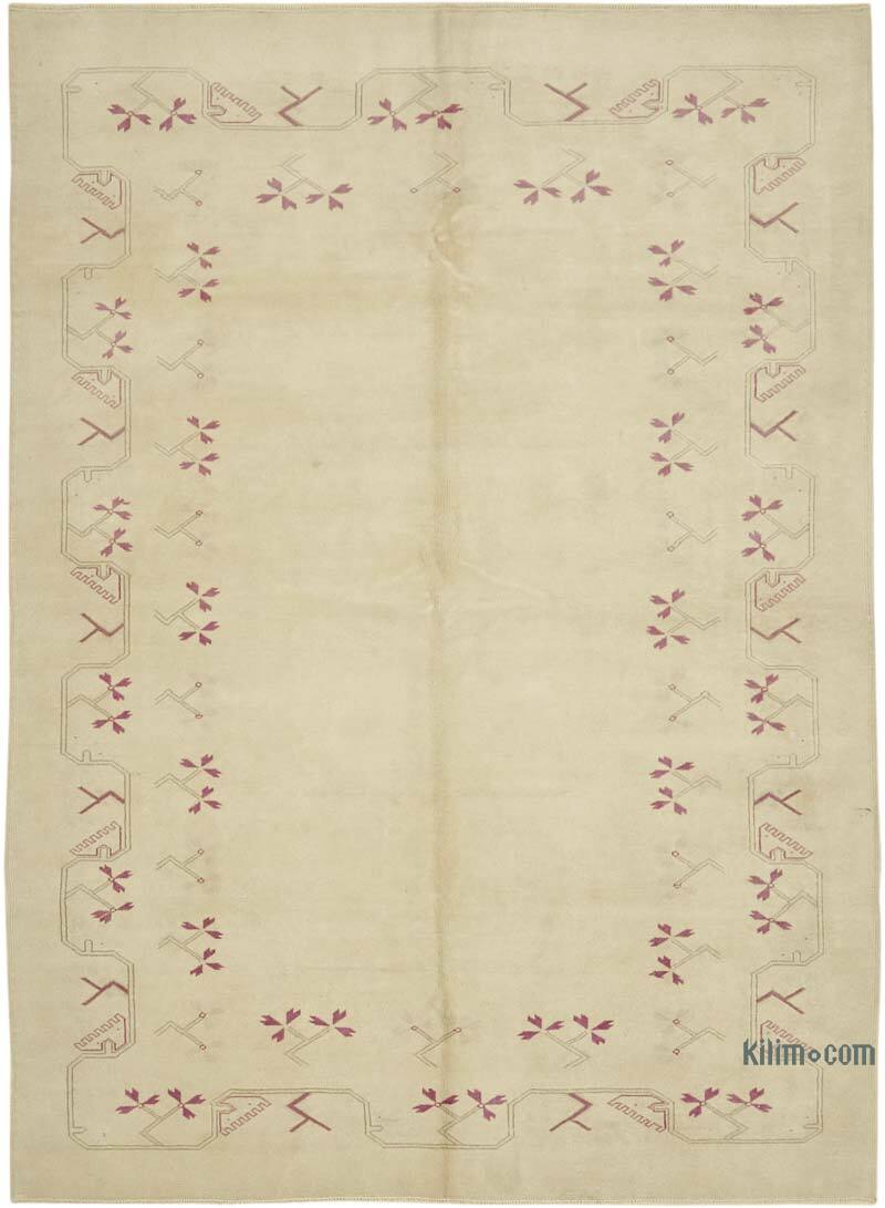 Vintage Turkish Hand-Knotted Rug - 6' 7" x 9' 1" (79" x 109") - K0078668