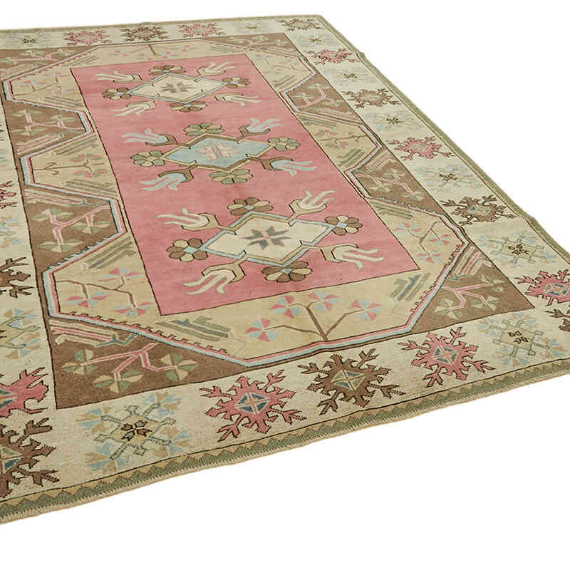 Alfombra Vintage Turca Anudada a Mano - 215 cm x 280 cm - K0078670
