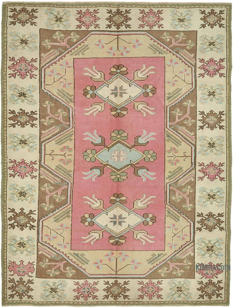 Alfombra Vintage Turca Anudada a Mano - 215 cm x 280 cm - K0078670