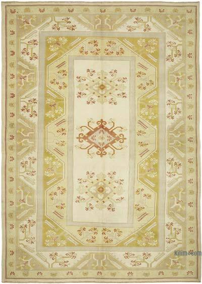 Vintage Turkish Hand-Knotted Rug - 6' 7" x 9' 2" (79" x 110")