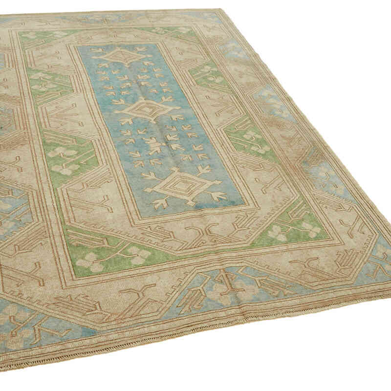 Vintage Turkish Hand-Knotted Rug - 5' 7" x 7' 11" (67" x 95") - K0078673