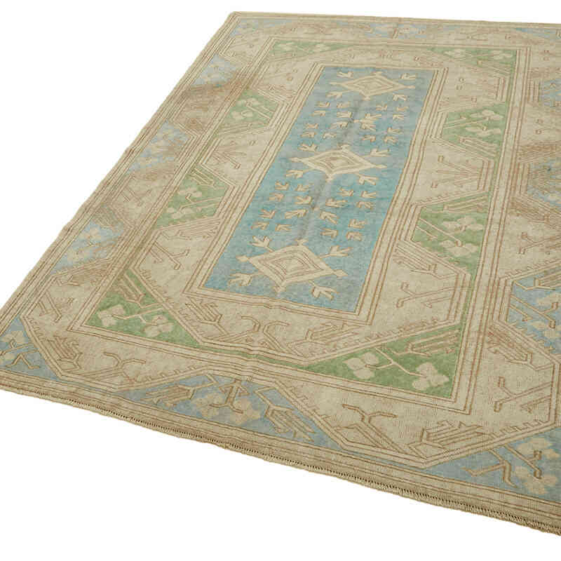 Vintage Turkish Hand-Knotted Rug - 5' 7" x 7' 11" (67" x 95") - K0078673
