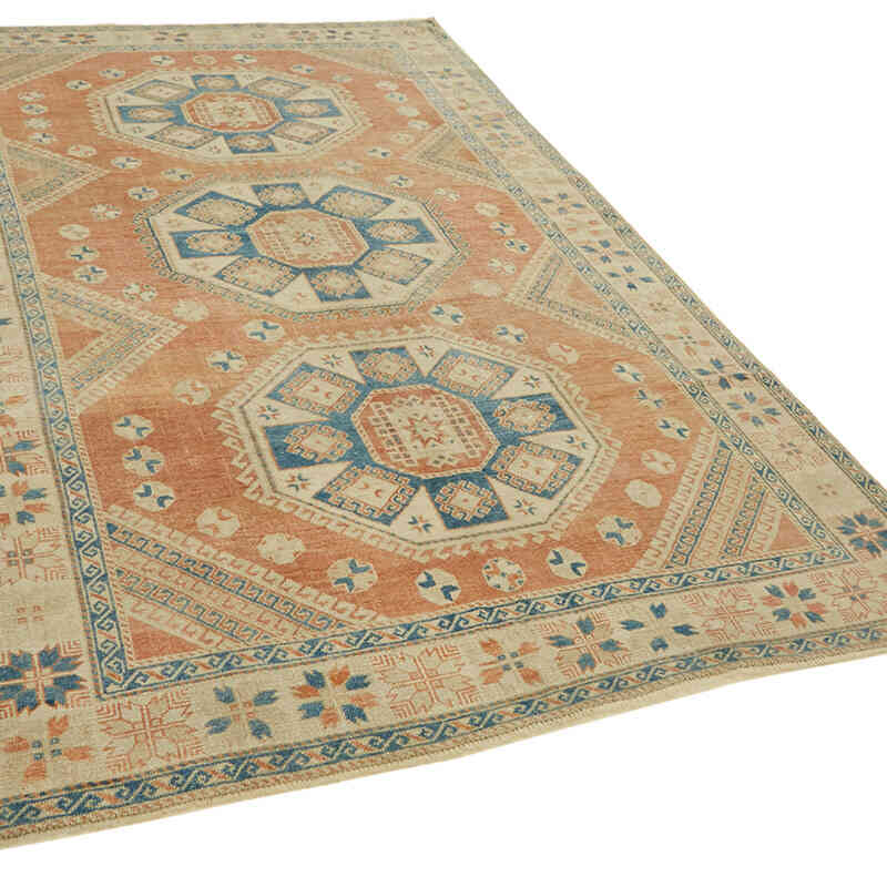 El Dokuma Vintage Halı - 191 cm x 299 cm - K0078676
