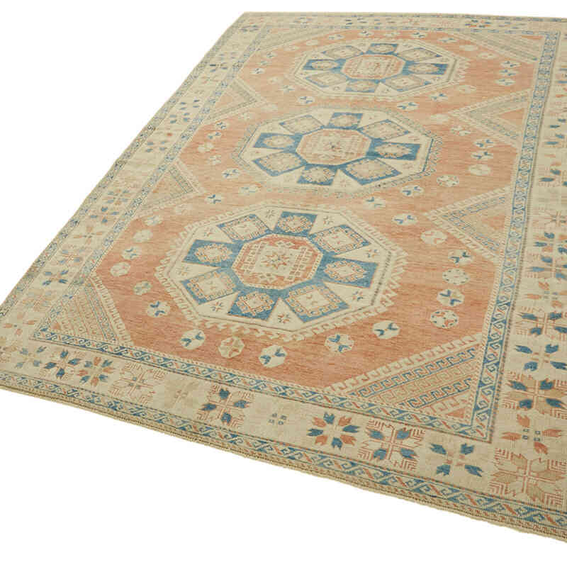 El Dokuma Vintage Halı - 191 cm x 299 cm - K0078676