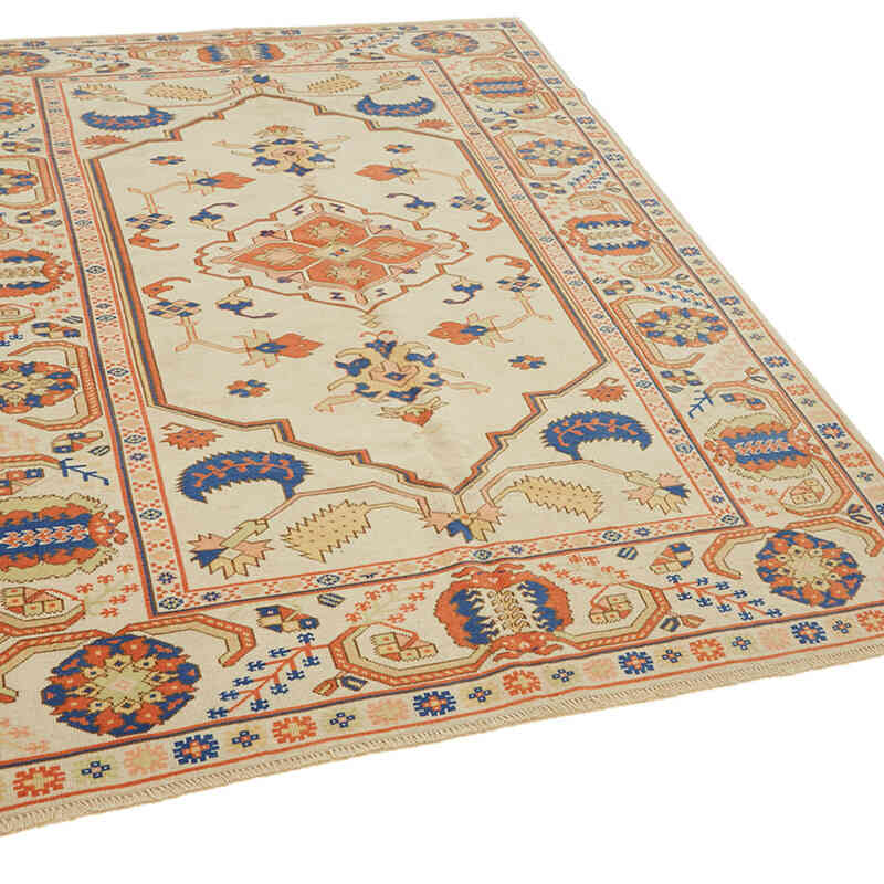 Vintage Turkish Hand-Knotted Rug - 6' 1" x 8' 4" (73" x 100") - K0078679