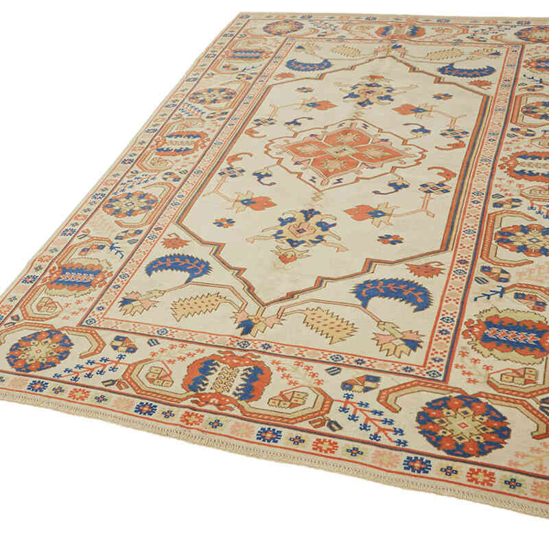 Vintage Turkish Hand-Knotted Rug - 6' 1" x 8' 4" (73" x 100") - K0078679