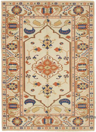 Alfombra Vintage Turca Anudada a Mano - 185 cm x 253 cm