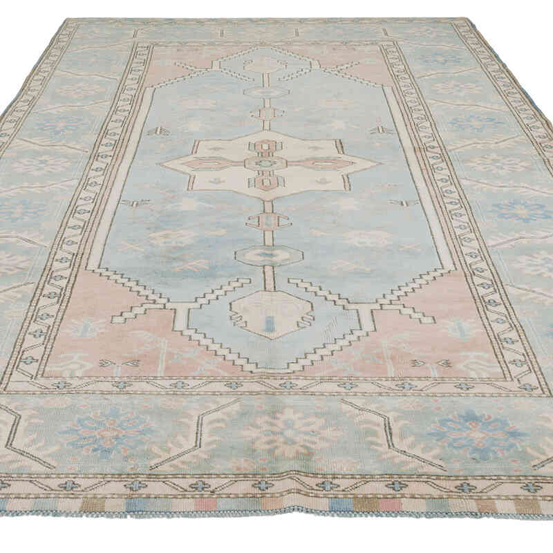 Vintage Turkish Hand-Knotted Rug - 5' 9" x 9' 1" (69" x 109") - K0078680