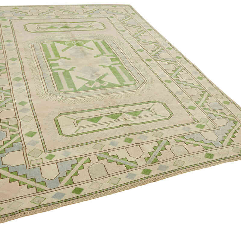 Alfombra Vintage Turca Anudada a Mano - 221 cm x 296 cm - K0078683