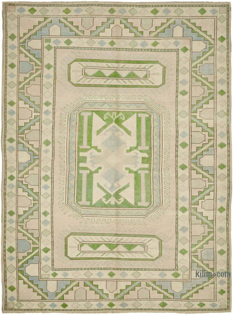 Alfombra Vintage Turca Anudada a Mano - 221 cm x 296 cm - K0078683