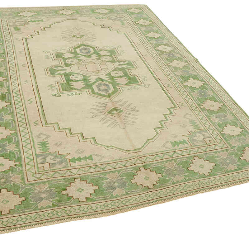Alfombra Vintage Turca Anudada a Mano - 186 cm x 245 cm - K0078685