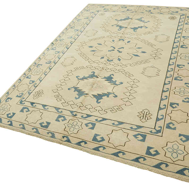 El Dokuma Vintage Halı - 203 cm x 312 cm - K0078688