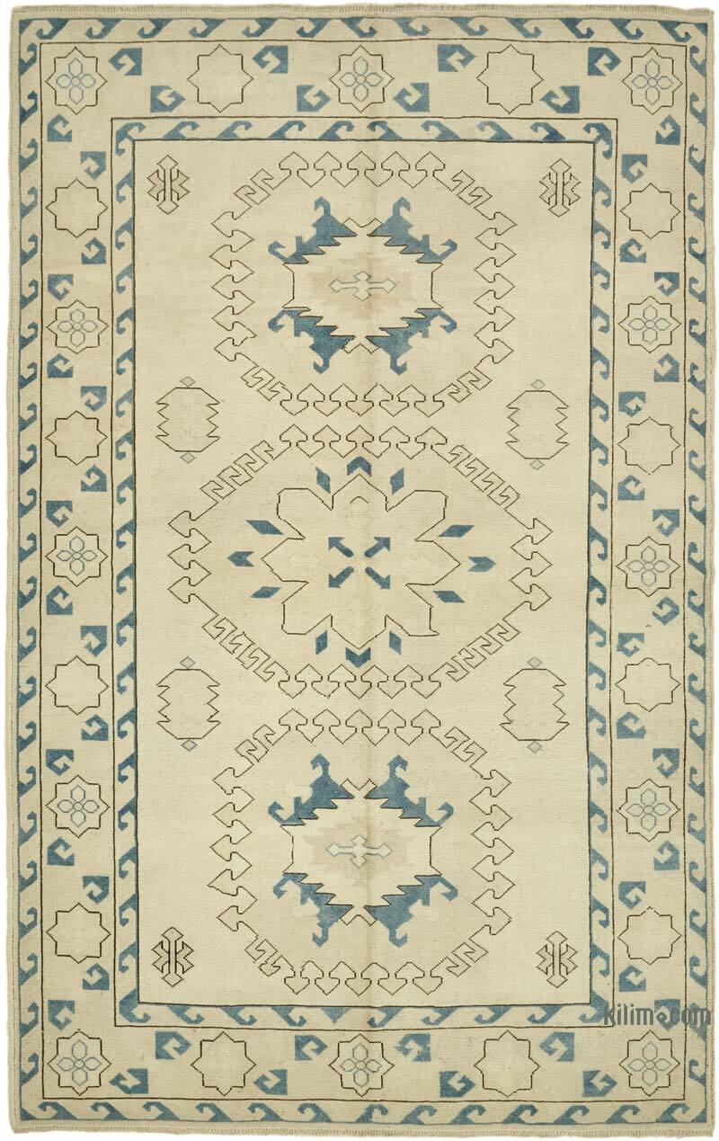 El Dokuma Vintage Halı - 203 cm x 312 cm - K0078688