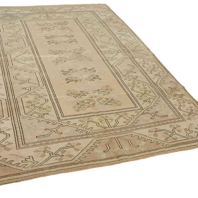 Vintage Turkish Hand-Knotted Rug - 6' 5" x 9' 1" (77" x 109") - K0078689