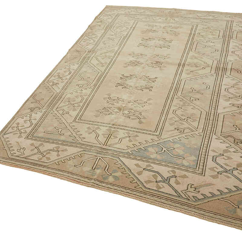 Vintage Turkish Hand-Knotted Rug - 6' 5" x 9' 1" (77" x 109") - K0078689