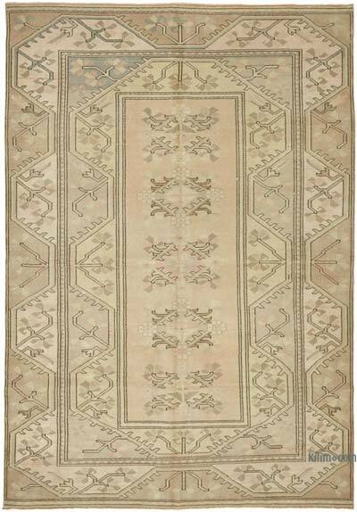 Alfombra Vintage Turca Anudada a Mano - 195 cm x 278 cm