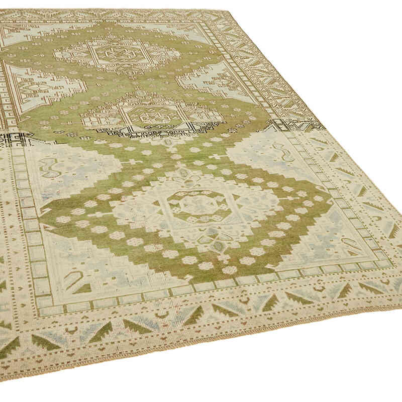 Vintage Turkish Hand-Knotted Rug - 6' 1" x 8' 11" (73" x 107") - K0078690