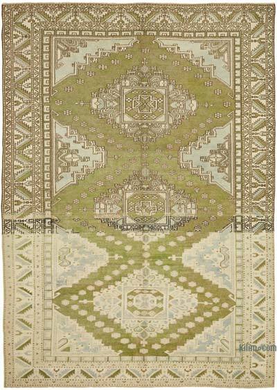 El Dokuma Vintage Halı - 186 cm x 271 cm